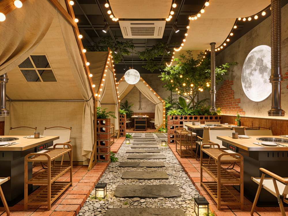 輕露營/韓式街頭風(fēng)烤肉店